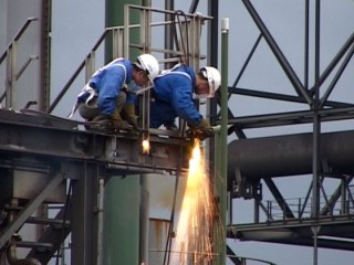 Abbruch der Kokerei Kaiserstuhl