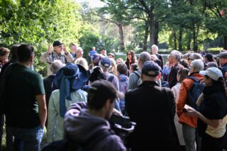 🌳🦆Über 50 Vogelgucker:innen nahmen Sonntagmorgen am Vogel-Spaziergang mit Protagonist Thomas Griesohn-Pflieger durch den Englischen Garten teil. Ausgestattet mit Ferngläsern und kleinen Notizbüchern wurden zuerst die heimischen Arten im Park entdeckt, danach ging es zur Filmvorführung beim @dokfest im ausverkauften @theatiner.film .
Fotos: ©️DOK.fest München
➡️ Die nächste kostenlose Tour findet am Donnerstag, 14.05. nach dem Film statt. Dann wird mit Michael Hemauer vom @rku_muenchen München das Grüngebiet rund um den Königsplatz erkundet. Treffpunkt: 17:45 Uhr (nach dem Film) am Haupteingang der @hffmuenchen .
⚠️Die Tour ist auf 25 Personen begrenzt weshalb ein kostenloses Ticket gekauft werden muss.
Auf die Teilnehmenden wartet außerdem eine kleine Überraschung 🤫📒✏️
___
🌳🦆Over 50 birdwatchers took part in a bird-watching walk through the English Garden on Sunday morning, led by Thomas Griesohn-Pflieger. Equipped with binoculars and small notebooks, they first spotted native species in the park, then headed to the film screening at @dokfest in the sold-out @theatiner.film .
➡️ The next free tour will take place on Thursday, May 14, after the film. Then, Michael Hemauer from rku Munich will lead a tour exploring the green spaces around Königsplatz. Meeting point: 5:45 p.m. (after the film) at the main entrance of the HFF.
⚠️The tour is limited to 25 people, so you must purchase a free ticket.
A little surprise also awaits the participants 🤫📒✏️
#birdwatching #documentary #munich #loekenfranke #birdwalk