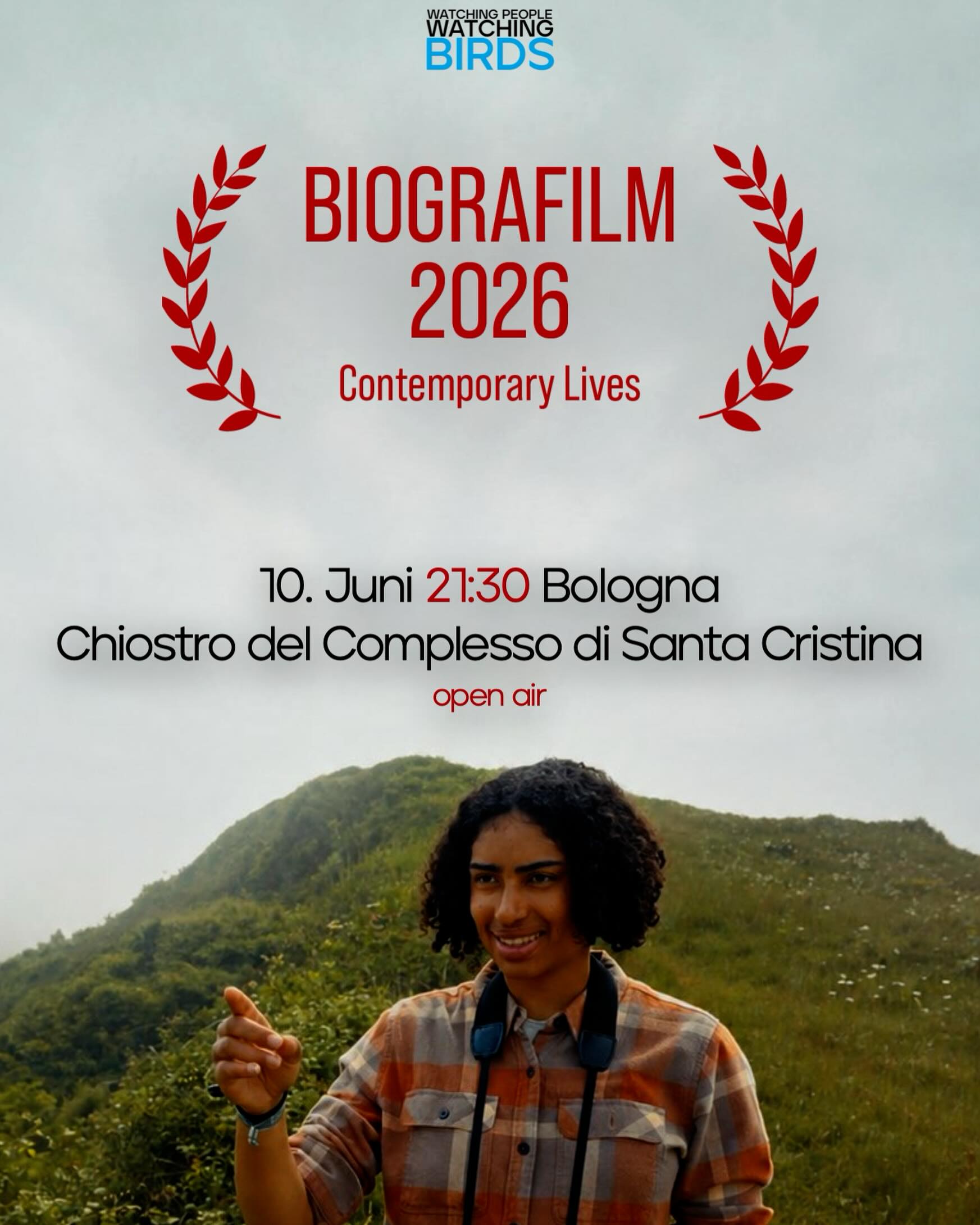 Der Juni wird zum Festivalmonat! 🇮🇹
WATCHING PEOPLE WATCHING BIRDS ist Teil des @biografilm Festivals in Bologna. Wir freuen uns sehr! ☀️📽️
Besonders toll ist, dass der Film open air gezeigt wird, und zwar in der abendlichen Dämmerung im Kreuzgang des Chiostro del Complesso di Santa Cristina “della Fondazza” - einem alten mittelalterlichen Kloster, in dem heute der Fachbereich Kunstgeschichte der Universität Bologna untergebracht ist. Umgeben von Bäumen und Vogelgezwitscher: was für eine schöne Open Air Premiere! 🌙🦉
🗓️ 10.06.2026 / 21:30 Uhr
📍 Chiostro del Complesso di Santa Cristina “della Fondazza”, Bologna
🎤 mit Regie-Q&A im Anschluss
___
June is turning into a festival month! 🇮🇹
WATCHING PEOPLE WATCHING BIRDS is part of the Biografilm Festival in Bologna. We’re so excited! ☀️📽️
What’s especially great is that the film will be screened outdoors, at dusk in the cloister of the Chiostro del Complesso di Santa Cristina “della Fondazza” - an ancient medieval monastery that now houses the Department of Art History at the University of Bologna. Surrounded by trees and birdsong: what a beautiful open-air premiere! 🌙🦉
🗓️ June 10, 2026 / 9:30 PM
📍 Chiostro del Complesso di Santa Cristina “della Fondazza,” Bologna
🎤 followed by a Q&A with the directors
#loekenfranke #birdwatching #birding #bologna #openair